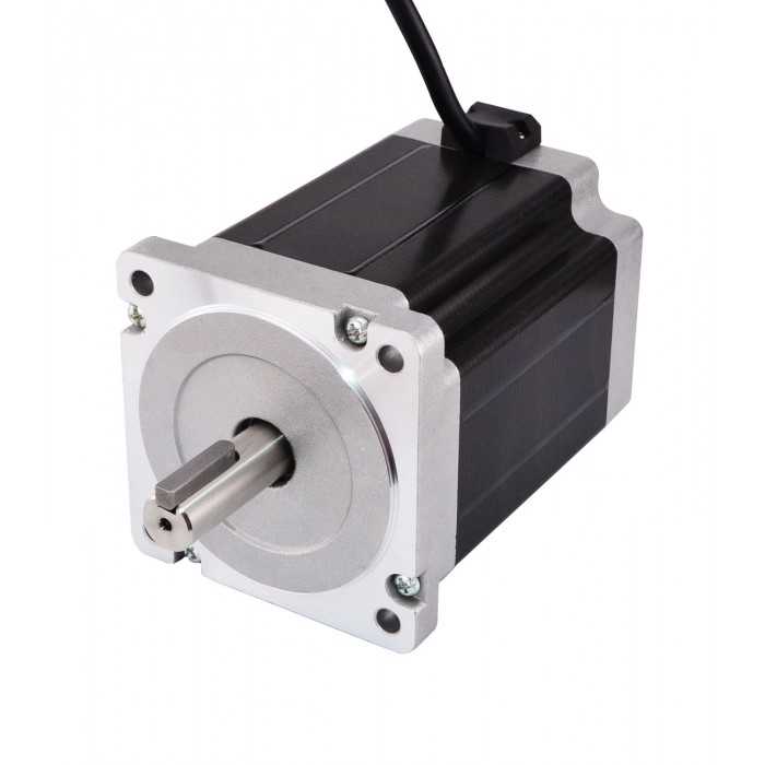 Keilnut Doppelwelle Nema 34 CNC-Schrittmotor 1.8 Grad 8,5 Nm 5A 5V 4 Drähte CNC Schrittmotor