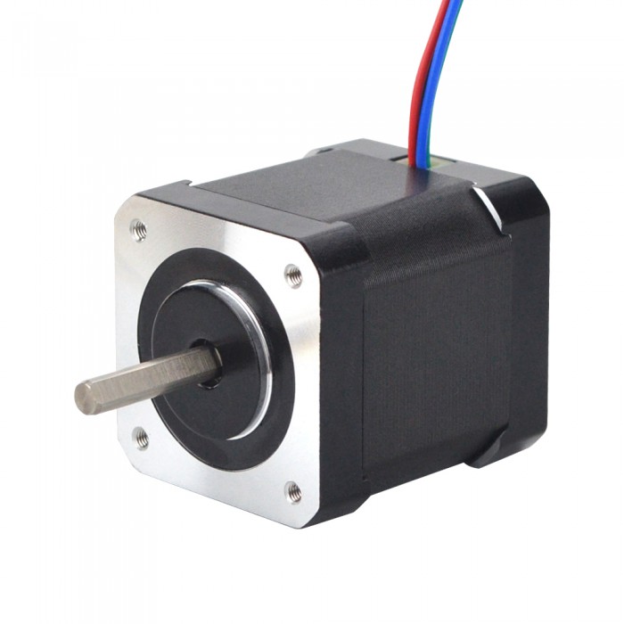 Nema 17 Schrittmotor Bipolar Vollständige D-Cut-Welle 0,9 Grad 46 Ncm 2A 2,9V 4 Drähte Hybrid-Schrittmotor