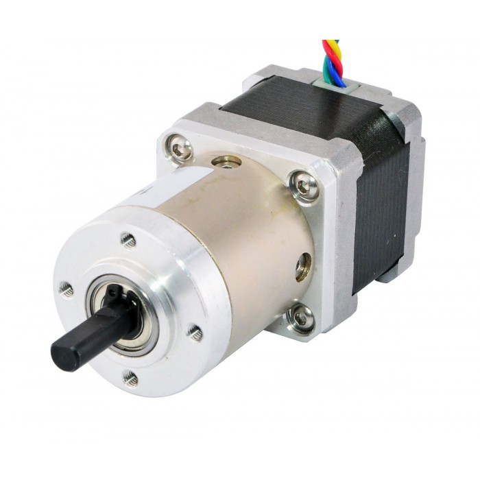 Nema 14 Bipolarer Schrittmotor mit Planetengetriebe 19:1 0.094 deg 5.4V 0.67A 18Ncm Getriebeschrittmotor