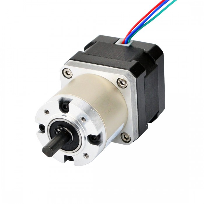 NEMA 17 Planetengetriebe Schrittmotor 27:1 Nema17 26Ncm 0.067 Grad 1.68A 12V Getriebe Schrittmotor