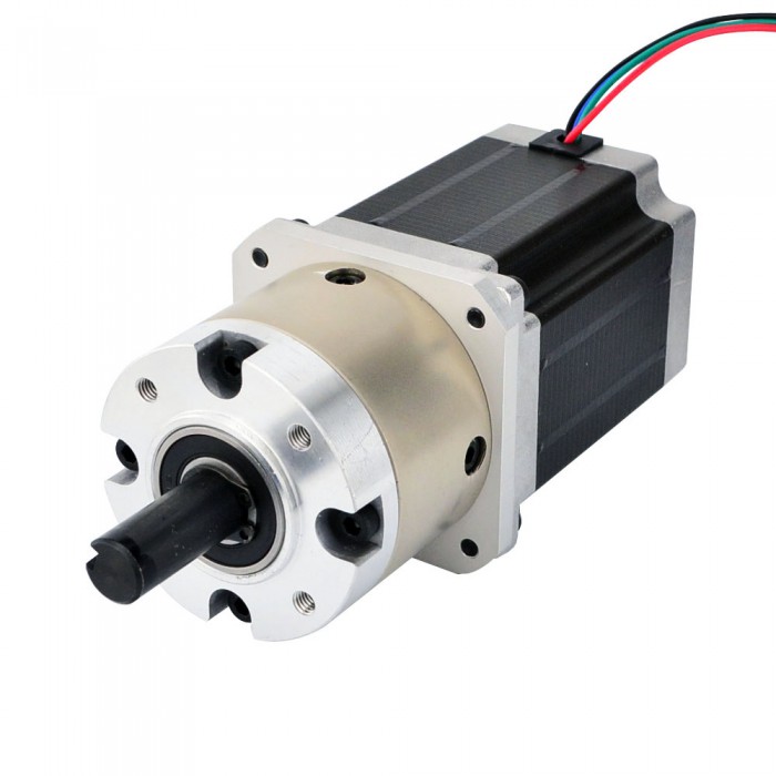 Nema 23 Getriebeschrittmotor mit 4:1 Planetengetriebe 0.42 Grad 2.8A 1.89Nm 3.2V Nema23 Planetengetriebe Schrittmotor