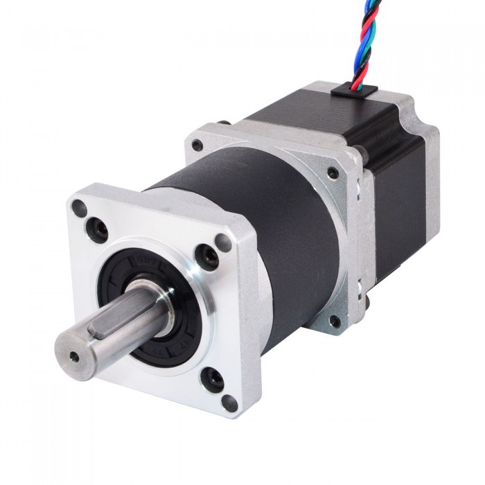 Nema 23 Getriebeschrittmotor mit 10:1 Planetengetriebe 0.18 Grad 103Ncm 2.8A 2.5V Nema23-Getriebe