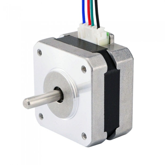 Nema 17 Schrittmotor Bipolar 1.8 Grad 18Ncm 0.7A 2.9V 4 Draden Hybrid-Schrittmotor