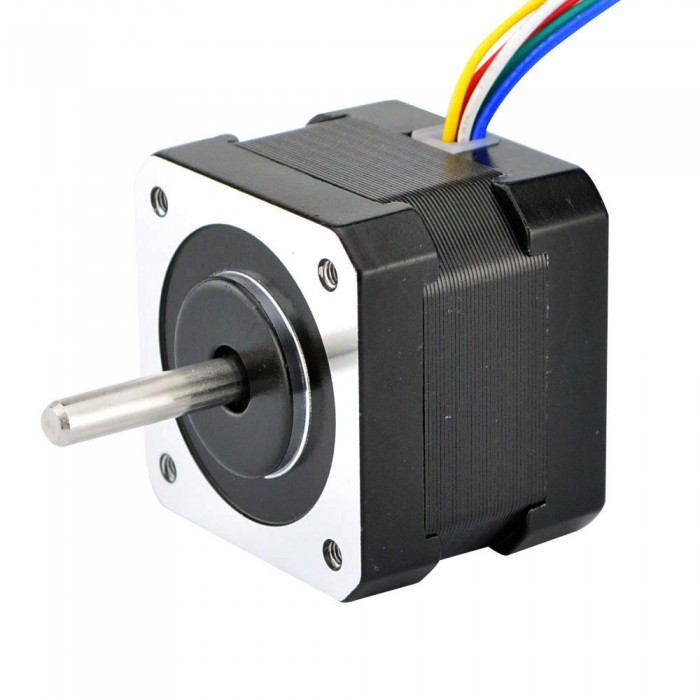 Nema 17 Schrittmotor Unipolar 12 Volt 1,8 Grad 15,8Ncm 0,31A 12V 6 Drähte Hybrid-Schrittmotor