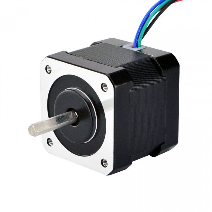 Nema 17 Schrittmotor 45Ncm 4 Drähte mit 1m Kabel & Stecker für DIY 3D Drucker CNC Bipolar Schrittmotor
