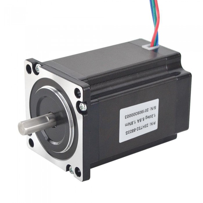 P-Serie Nema 23 Schrittmotor 1,2 Grad 5,5 A 1,8 Nm 3 Phasen Schrittmotor 3 Drähte CNC Schrittmotor