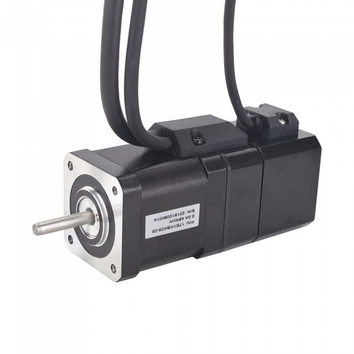 P-Serie Nema 17 Closed Loop Schrittmotor 48Ncm mit Encoder und Bremse1.8 Grad 2.0A 2 Phasen Schrittmotor