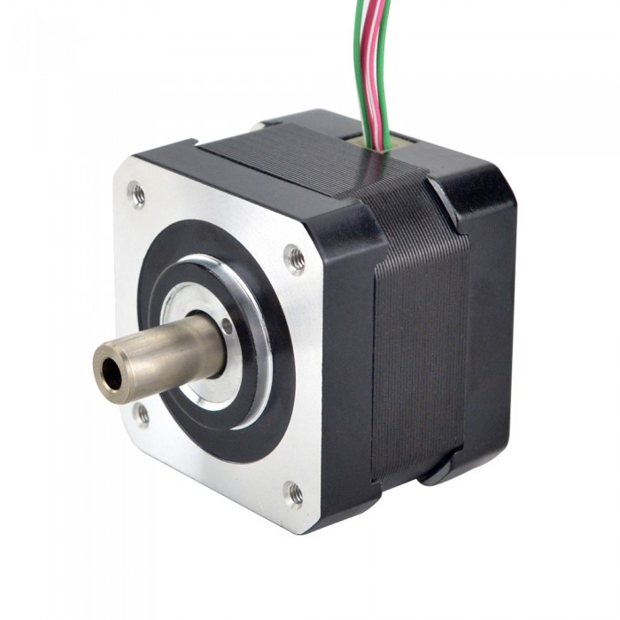 Hohlwellen Nema 17 Schrittmotor 1.8 Grad 0.25 Nm 1.5 A 4 Drähte Bipolar Hybrid-Schrittmotor