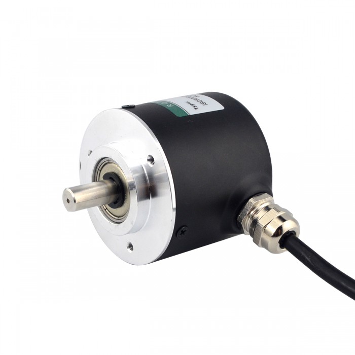 Schrittmotor Encoder 360 CPR Inkrementaler Drehgeber Schrittmotor ABZ 3-Kanal 8mm Vollwelle ISC5208