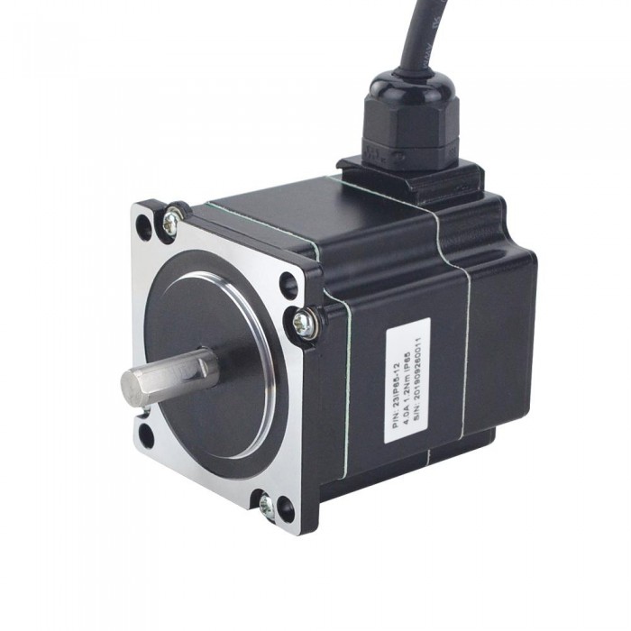 P Serie IP65 Nema 23 Wasserdichter Schrittmotor 1.8 Grad 4.0A 1.2Nm 2 Phasen Nema23 Schrittmotor