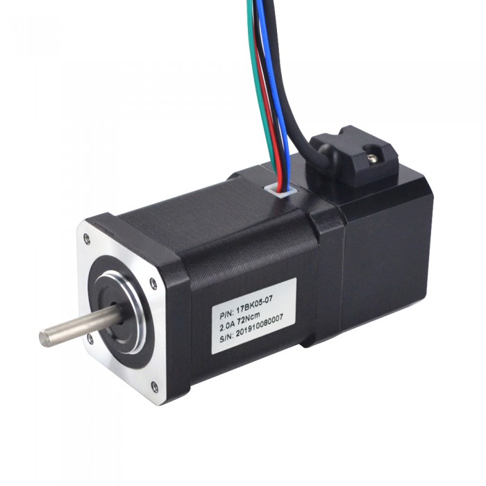 P-Serie Nema 17 Schrittmotor 1.8 Grad 72 Ncm 2 Phasen 2A mit Elektromagnetischer Bremse