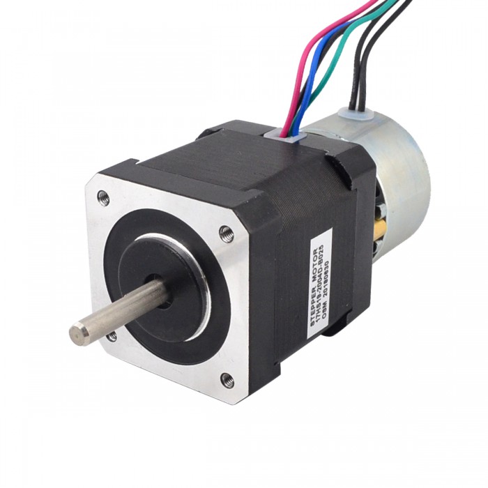 Nema 17 Schrittmotor 1.8 Grad 0,59 Nm 2,80V 2A mit Bremsreibmoment 0,25Nm