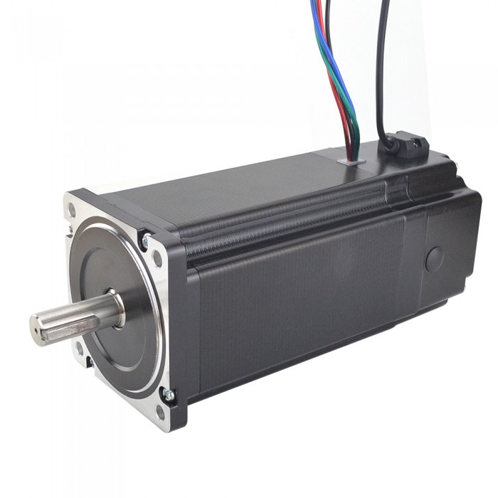 P-Serie Nema 34 Schrittmotor 12 Nm 1.8 Grad 2-Phasen 6.0A 4-Draht mit elektromagnetischer Bremse