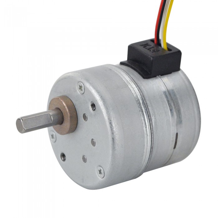 PM Schrittmotor mit Getriebe 10,8:1 Stirnradgetriebe Φ35x36,2mm PM Permanentmagnet Schrittmotor