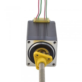 NEMA 11 External Acme Schrittmotor Linearaktuator 1.0A 1.8° 0.12Nm 46mm Stack-Schraubensteigung 5.08mm Leitungslänge 150mm