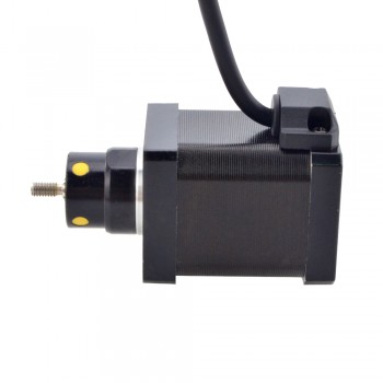 NEMA 14 Unverlierbarer Acme-Linearschrittmotor 1.5A 1.8° 0.2Nm 38.2mm Stapel Führen 2.54mm