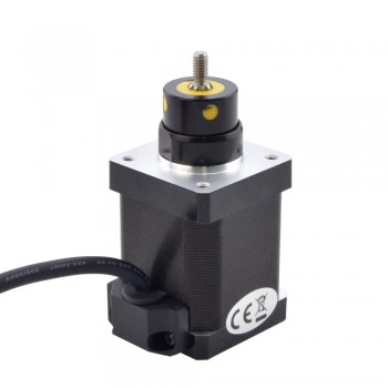 NEMA 14 Unverlierbarer Acme-Linearschrittmotor 1.5A 1.8° 0.2Nm 38.2mm Stapel Führen 2.54mm