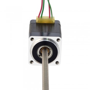 NEMA 8 Non-Captive Acme-Linearschrittmotor 0.5A 38.2mm 0.015Nm 0.5A 38,2mm Stapelschraube Steigung 2mm