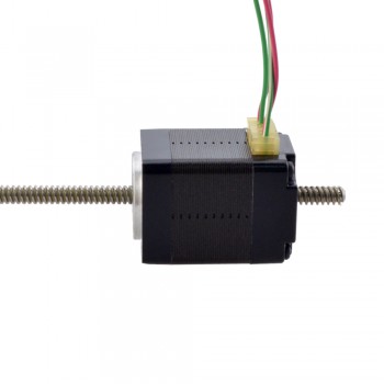 NEMA 8 Non-Captive Acme-Linearschrittmotor 0.5A 38.2mm 0.015Nm 0.5A 38,2mm Stapelschraube Steigung 2mm