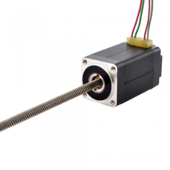 NEMA 8 Non-Captive Acme-Linearschrittmotor 0.5A 38.2mm 0.02Nm 0.5A 38,2mm Stapelschraube Steigung 4mm