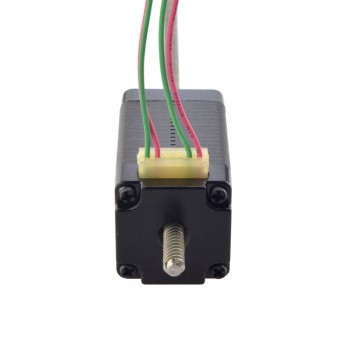 NEMA 8 Non-Captive Acme-Linearschrittmotor 0.5A 38.2mm 0.02Nm 0.5A 38,2mm Stapelschraube Steigung 4mm