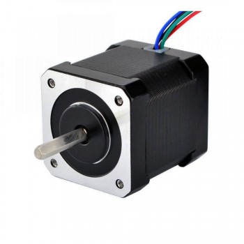 Nema 17 Schrittmotor Bipolar 1,8 Grad 59Ncm 2A 4 Drähte mit 1m Kabel & Volle D-Cut-Welle