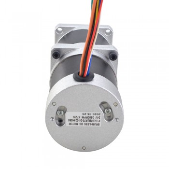 24V Bürstenloser Gleichstrommotor mit 50:1 Getriebe 172W 70 U/min 3 Phasen BLDC-Motor