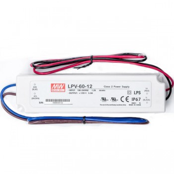 LPV-60-12 MEAN WELL Elektronik Netzteil 60W 5A 12V CNC-Schaltnetzteil Einzelausgang