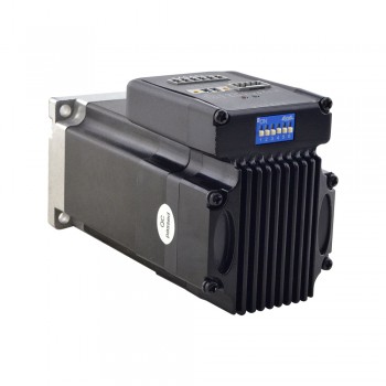 Kurzer Schaft NEMA 23 Integrierter Servomotor130W 3000 U/min 0,45 Nm 20-50VDC Servomotor