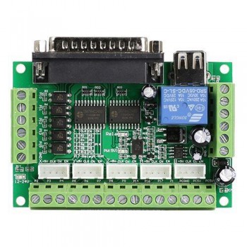 ST-V2 5 Achsen CNC Breakout Board Schnittstelle Schnittstelle Mach3 CNC-Fräser-Kit