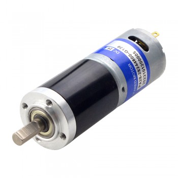 Bürstenlose DC Getriebemotor 24V 5,1 kg.cm 33 U/min mit 139:1 Planetengetriebe DC Bürstengetriebemotor