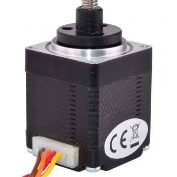 Nema 11 Externer Schrittmotor Linearaktuator 1.8 Grad 8.0Ncm 2.4V 34mm Stapel 0.75A Führen 0.635mm/0.025