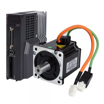 E6 Serie 750W AC-Servomotor-Kit 3000rpm 2.39Nm 17-Bit Encoder IP65 + 750W AC-Servomotor-Treiber