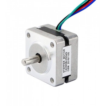 Nema 14 Schrittmotor 5 Volt  0.9 Grad 5Ncm 0,5A 5V 4 Drähte Bipolar Hybrid-Schrittmotor