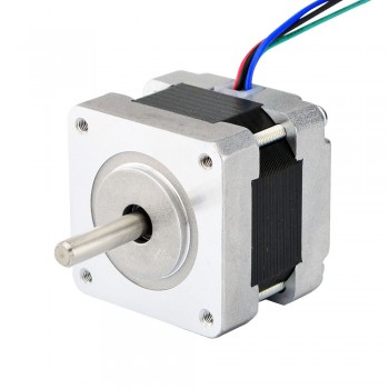 Nema 16 Schrittmotor Bipolar 12 Volt 1.8 Grad 21Ncm 0.4A 12V 4 Draden Hybrid-Schrittmotor