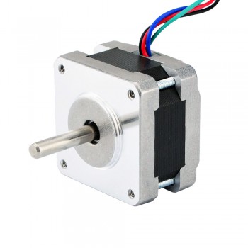 Nema 16 Schrittmotor Bipolar 1.8 Grad 18Ncm 0.65A 4.55V 4 Draden Hybrid-Schrittmotor