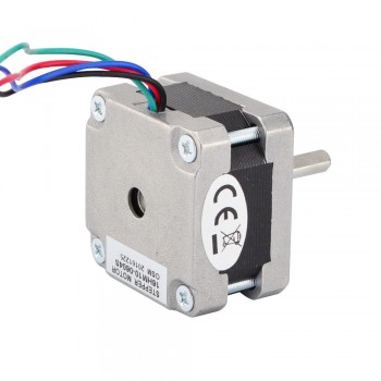 Nema 16 Schrittmotor Bipolar 1.8 Grad 18Ncm 0.65A 4.55V 4 Draden Hybrid-Schrittmotor