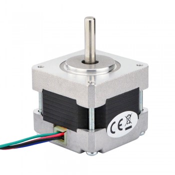 Nema 16 Schrittmotor Bipolar 1.8 Grad 18Ncm 0.65A 4.55V 4 Draden Hybrid-Schrittmotor