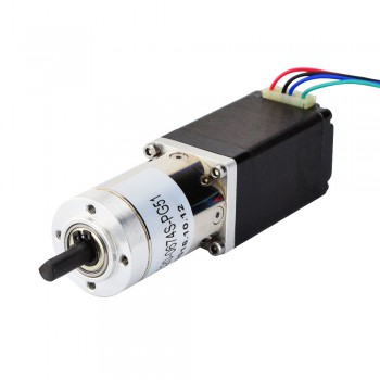 Nema 11 Bipolarer Schrittmotor 12Ncm 6.2V 0.035 deg mit Planetengetriebe 51:1 Schrittmotor mit Getriebe