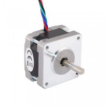 Nema 16 Schrittmotor Bipolar 0.9 deg 16Ncm 0.6A 6V 39x39x25mm 4 Draden Hybrid-Schrittmotor