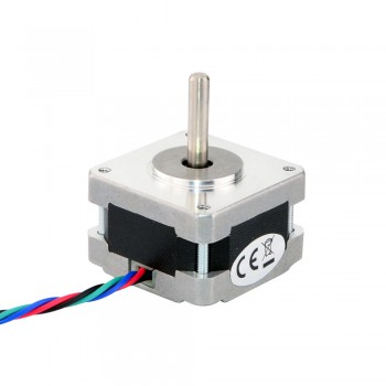 Nema 16 Schrittmotor Bipolar 0.9 deg 16Ncm 0.6A 6V 39x39x25mm 4 Draden Hybrid-Schrittmotor