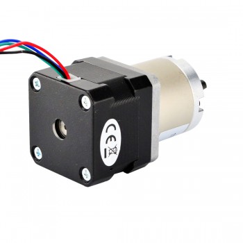 NEMA 17 Planetengetriebe Schrittmotor 27:1 Nema17 26Ncm 0.067 Grad 1.68A 12V Getriebe Schrittmotor