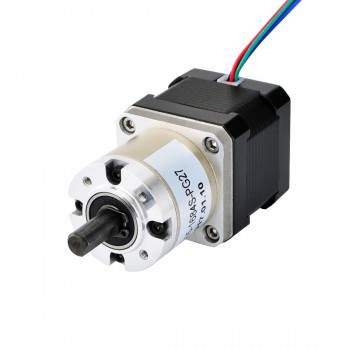 Nema17 Getriebeschrittmotor mit 27:1 Planetengetriebe 2.8V 1.68A 36Ncm Versnellingsbak met Hoge Precisie