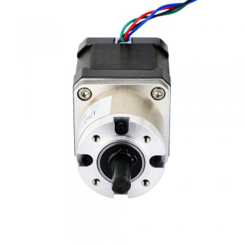 Nema 17 Getriebeschrittmotor mit 14:1 Planetengetriebe 0.131 deg 1.68A  2.8V 44Ncm Getriebe Schrittmotor