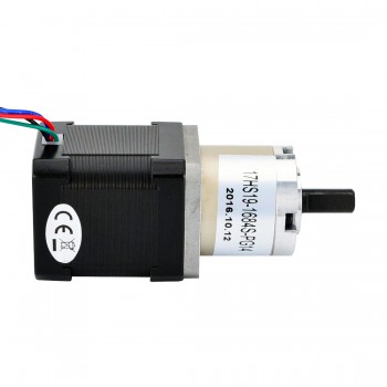 Nema 17 Getriebeschrittmotor mit 14:1 Planetengetriebe 0.131 deg 1.68A  2.8V 44Ncm Getriebe Schrittmotor