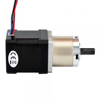 Nema 17 Getriebeschrittmotor 19:1 Planetengetriebe 0.094 Deg 2.8V 44Ncm Getriebe Schrittmotor