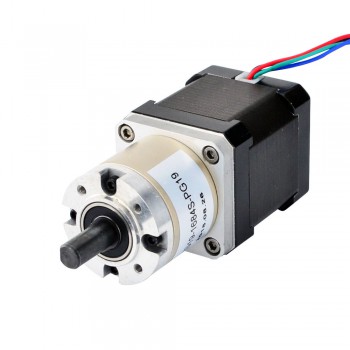 Nema 17 Getriebeschrittmotor 19:1 Planetengetriebe 0.094 Deg 2.8V 44Ncm Getriebe Schrittmotor