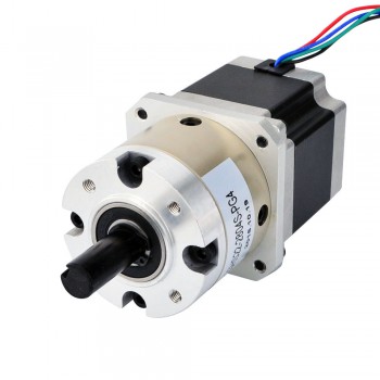 Nema 23 Getriebeschrittmotor mit 4:1 Planetengetriebe 0.42 Grad 1.25Nm 2.8A 2.6V Nema23-Getriebe