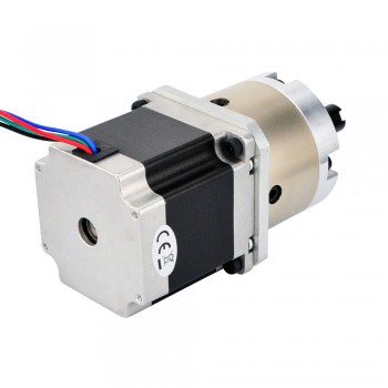 Nema 23 Getriebeschrittmotor mit 4:1 Planetengetriebe 0.42 Grad 1.25Nm 2.8A 2.6V Nema23-Getriebe