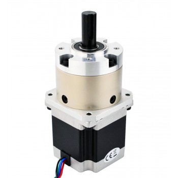 Nema 23 Getriebeschrittmotor mit 4:1 Planetengetriebe 0.42 Grad 1.25Nm 2.8A 2.6V Nema23-Getriebe